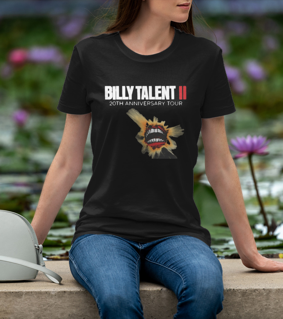 Billy Talent II 20th Anniversary Explosive Artwork Tour 2026 T-Shirt