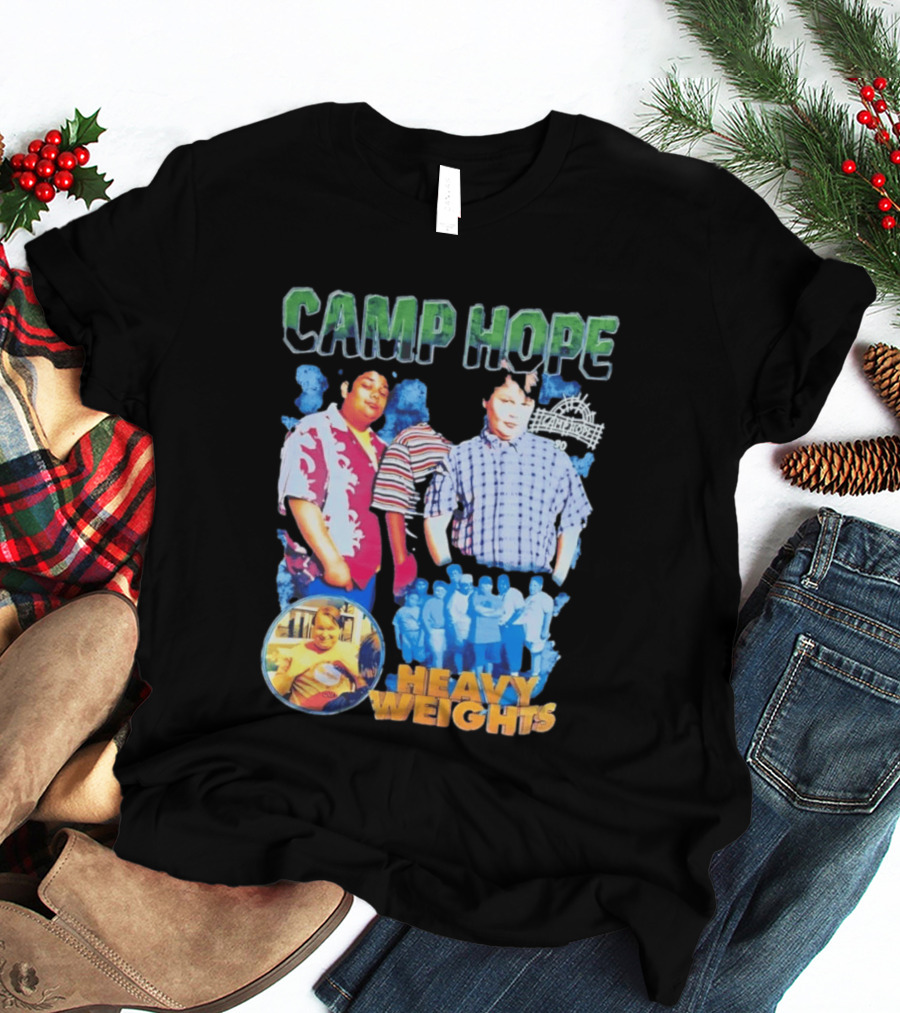 Camp Hope 90 Heavy Weights Featuring Characters From Cult T-Shirt