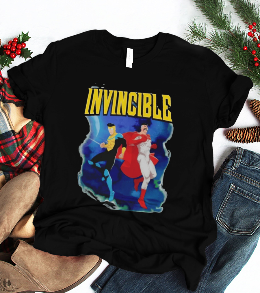 Invincible Comic Superhero Duo Team Up T-Shirt
