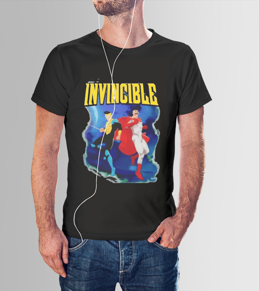 Invincible Comic Superhero Duo Team Up T-Shirt