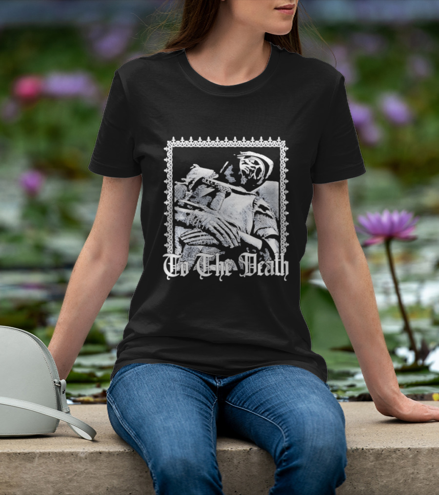 Effigy Of A Fallen Knight To The Death Metal Band Black T-Shirt