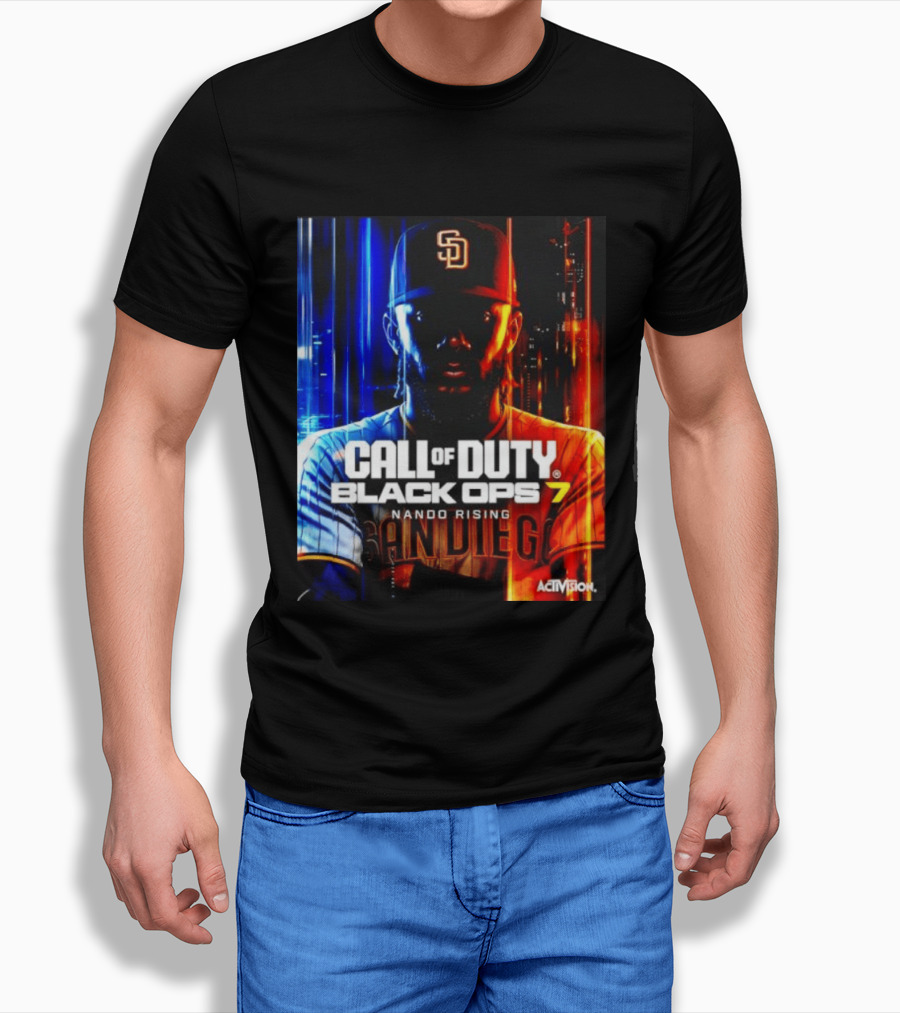 Call Of Duty Black Ops 7 Nando Rising San Diego SD Cap T-Shirt