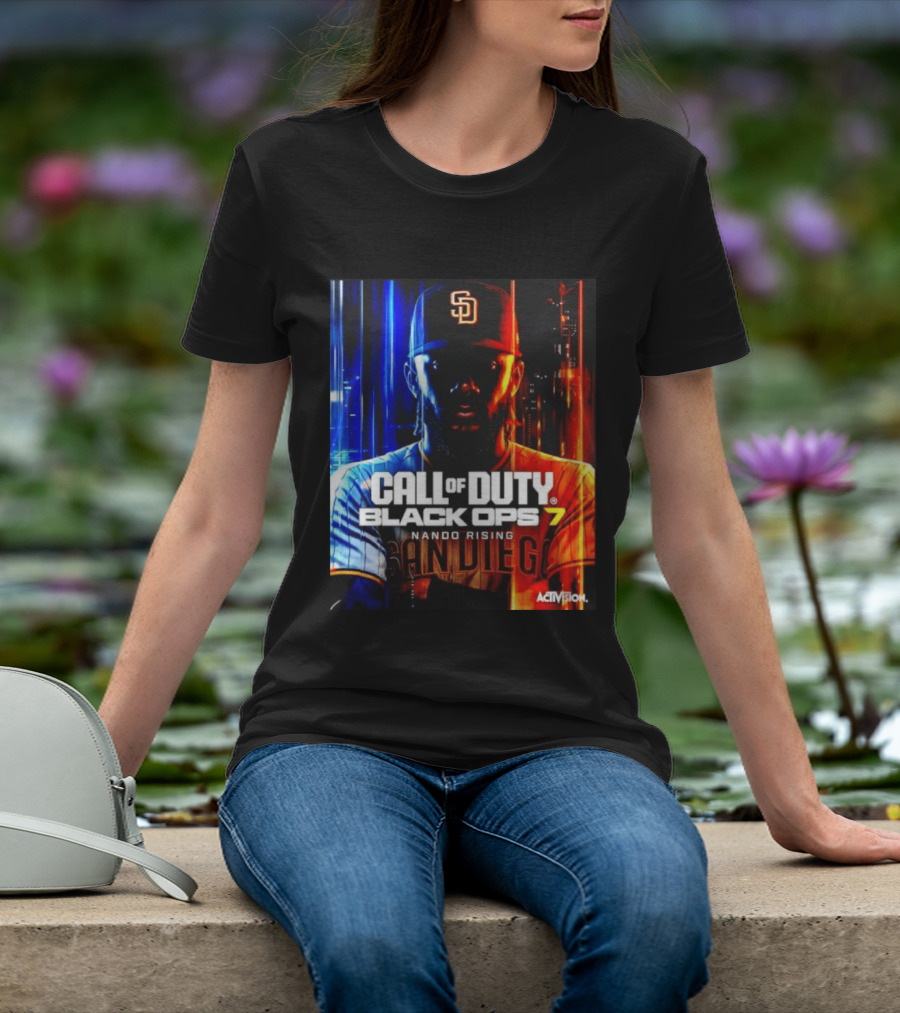 Call Of Duty Black Ops 7 Nando Rising San Diego SD Cap T-Shirt