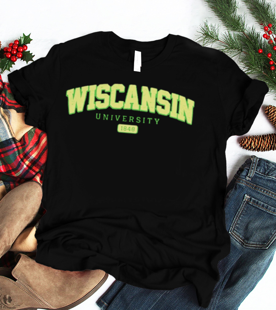 Wiscansin University 1848 Apparel Fan Merchandise T-Shirt