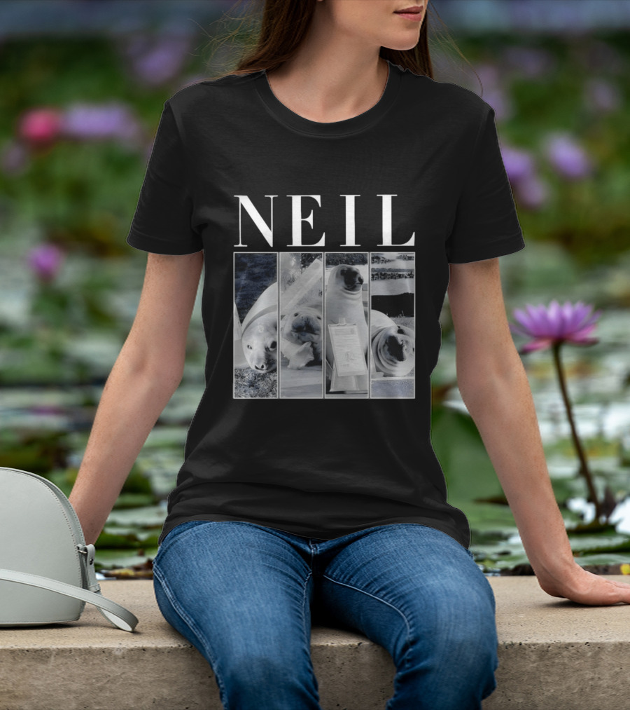 Neil The Seal Animal Meme Funny Seal Faces T-Shirt