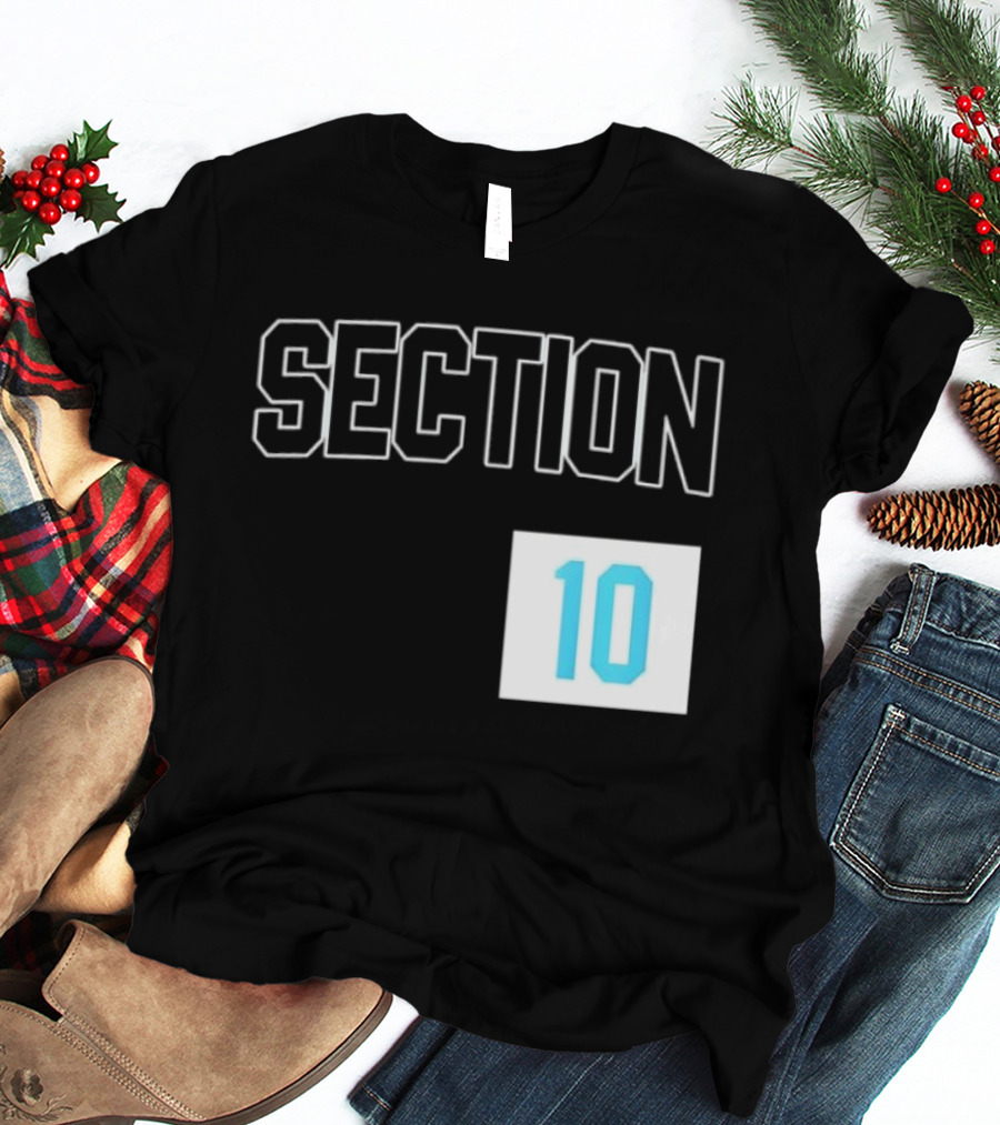 Section 10 Carolina Hurricanes Hockey Fan Gear T-Shirt