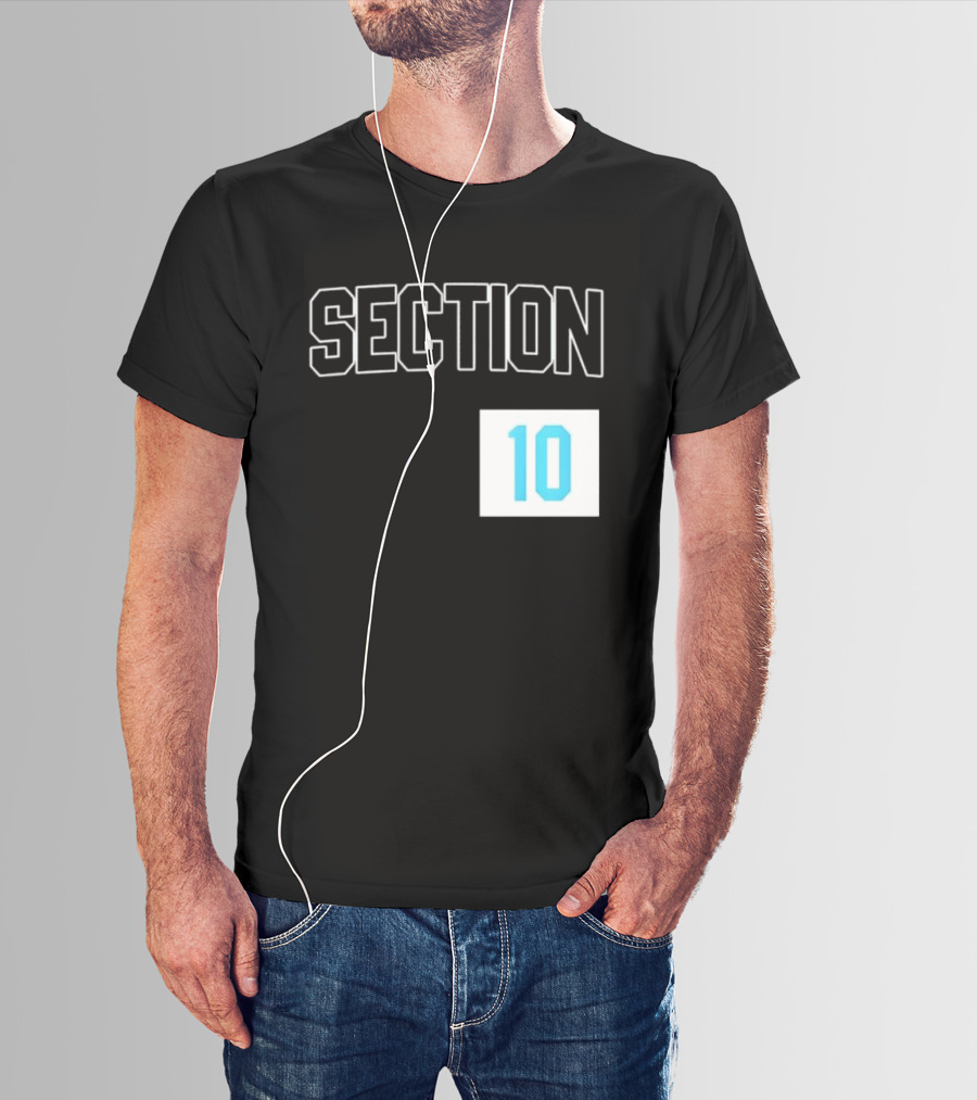 Section 10 Carolina Hurricanes Hockey Fan Gear T-Shirt
