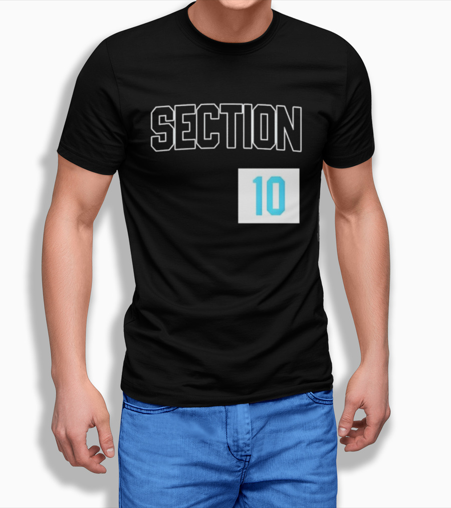 Section 10 Carolina Hurricanes Hockey Fan Gear T-Shirt