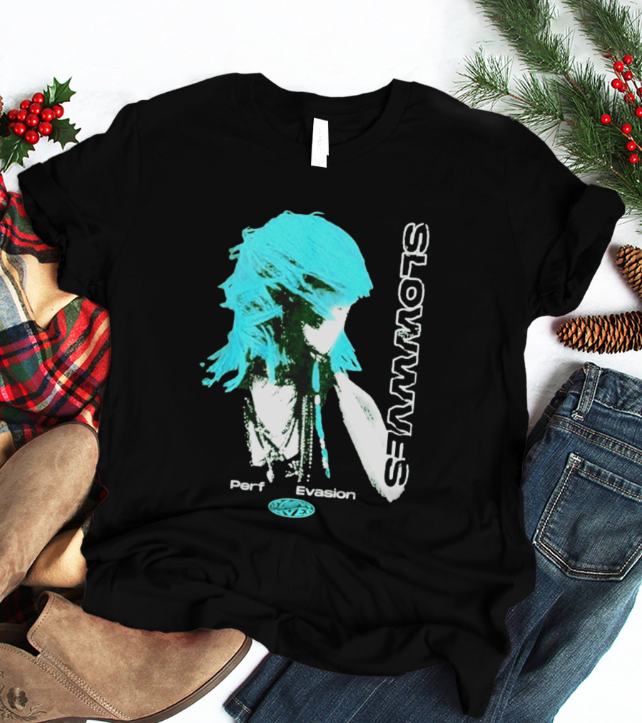 Slowwves Perfect Evasion Asia Blue Hair T-Shirt