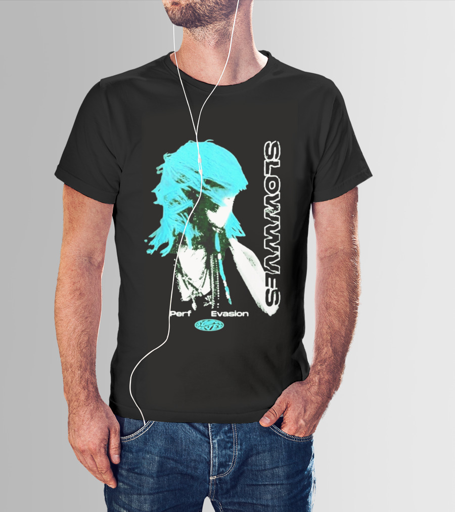 Slowwves Perfect Evasion Asia Blue Hair T-Shirt