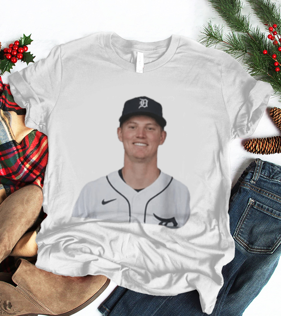 Troy Melton Detroit Tigers Nike Baseball Player D T-Shirt