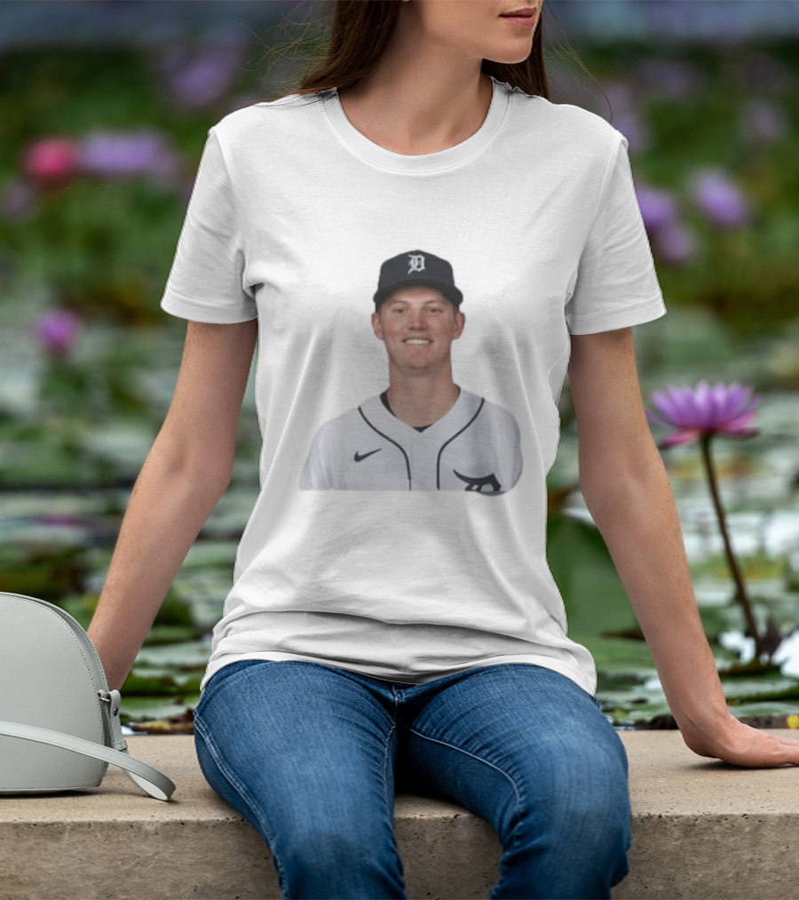 Troy Melton Detroit Tigers Nike Baseball Player D T-Shirt
