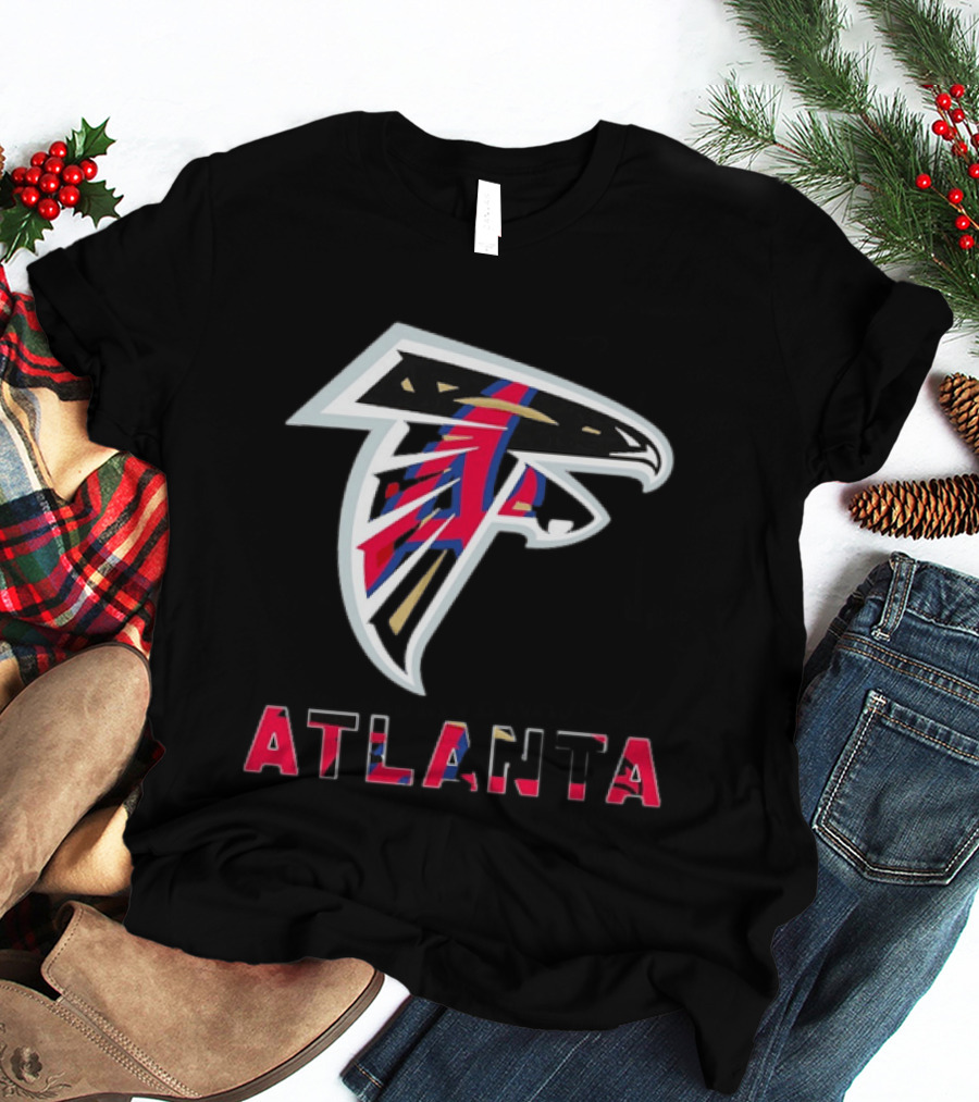 Atlanta Falcons Braves Hawks Bulldogs United Sports Mashup T-Shirt