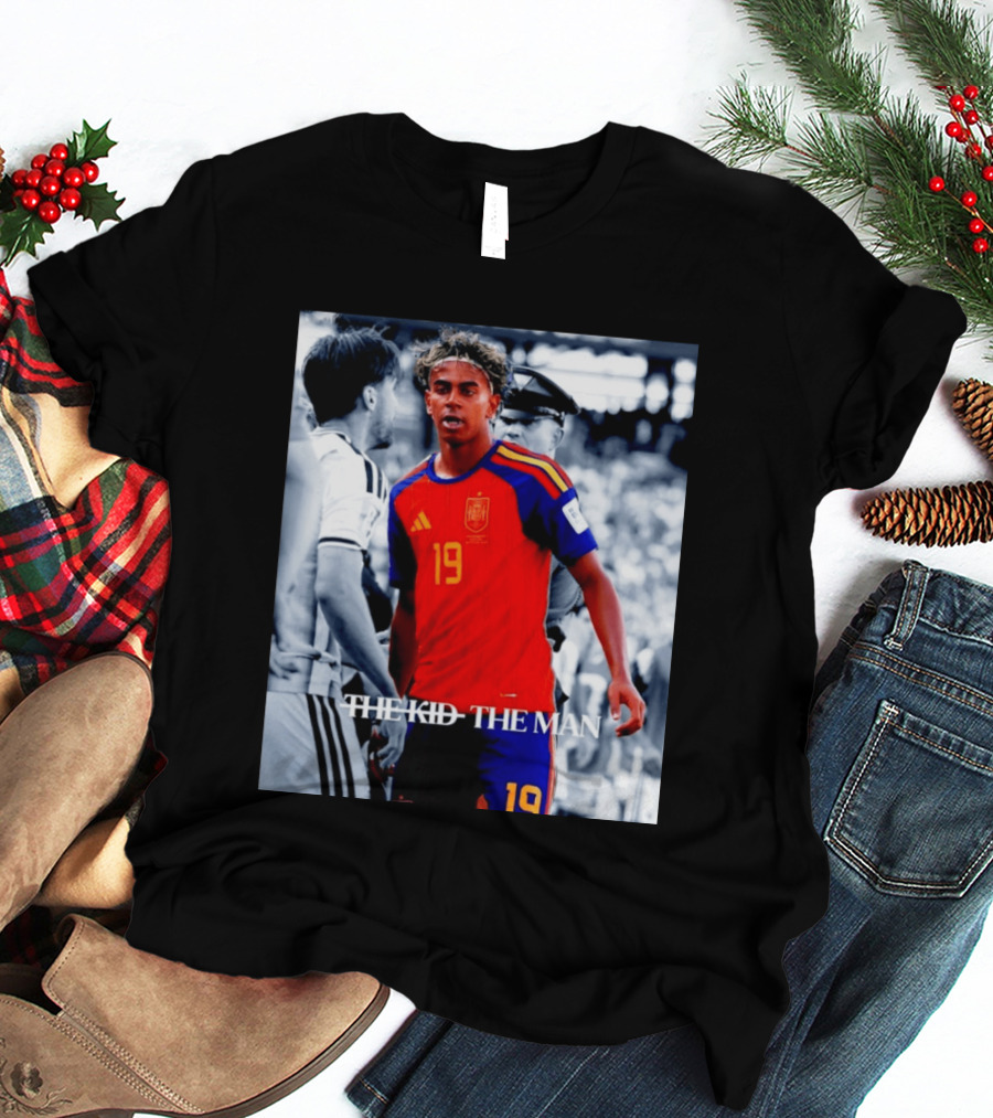 Spain 19 Lamine Yamal The Kid The Man T-Shirt