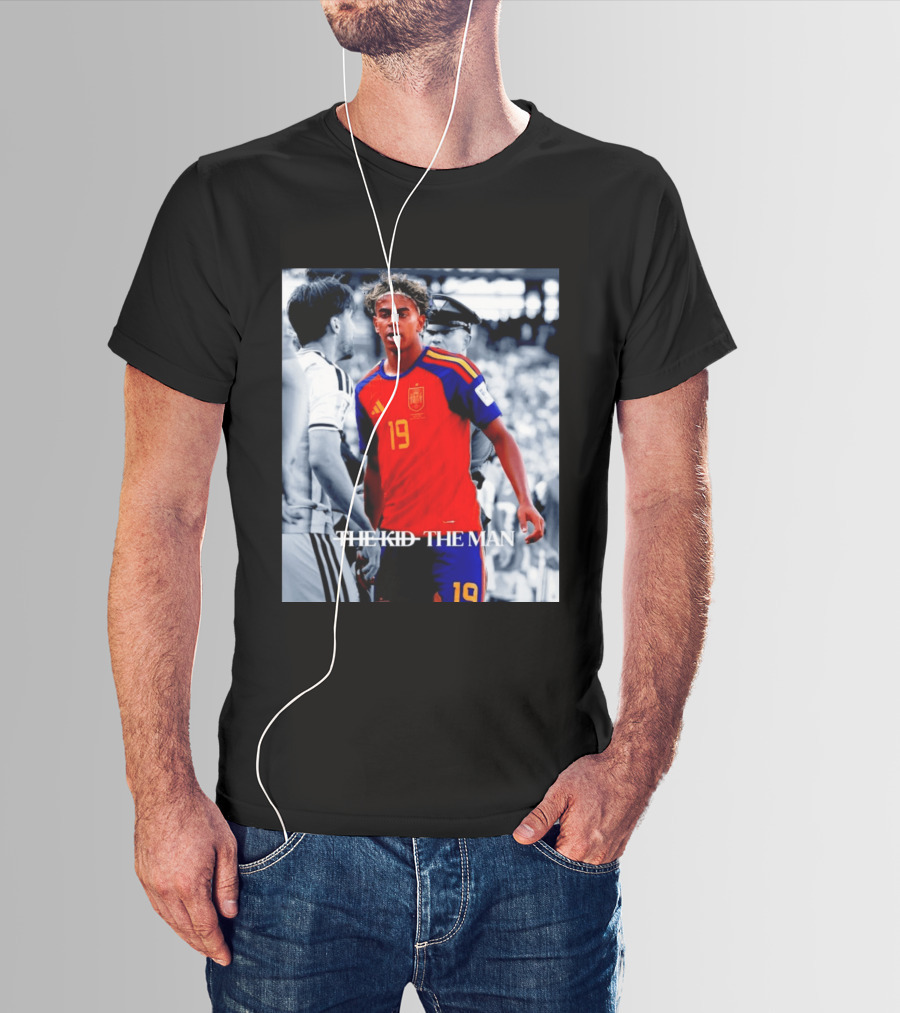 Spain 19 Lamine Yamal The Kid The Man T-Shirt