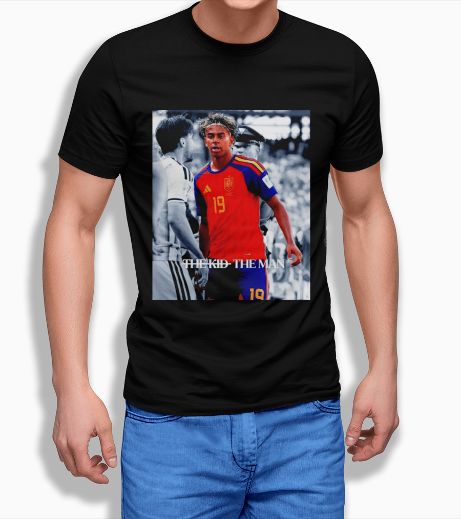 Spain 19 Lamine Yamal The Kid The Man T-Shirt