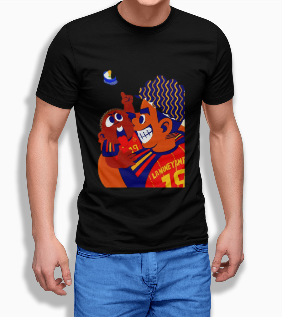 Lamine Yamal 19 With Little Brother Keyne Go For It Soccer Family Team Spirit T-Shirt