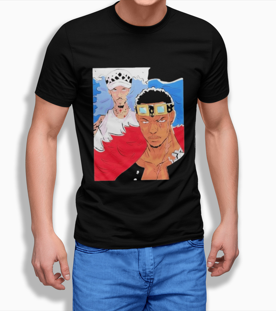 Minnesota Timberwolves Anthony Edwards Lamelo Ball Anime Crossover One Piece Fusion T-Shirt