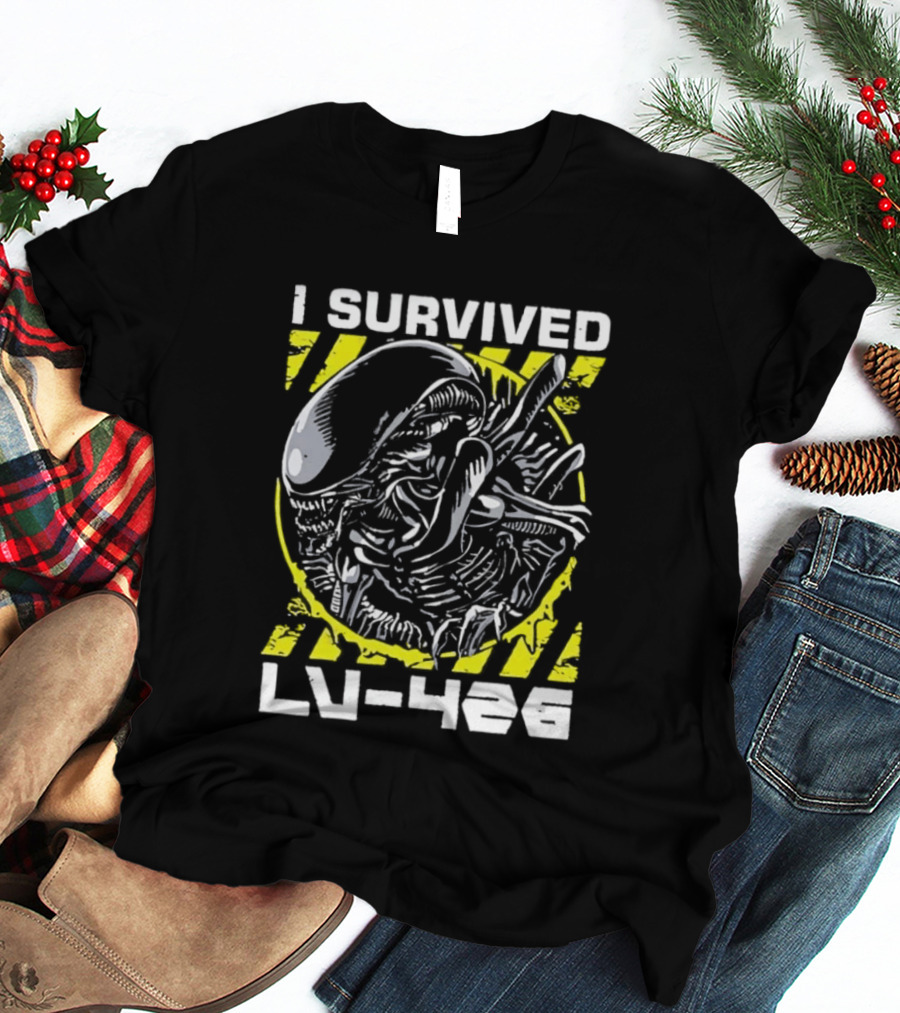 I Survived LV 426 Alien Xenomorph Encounter T-Shirt