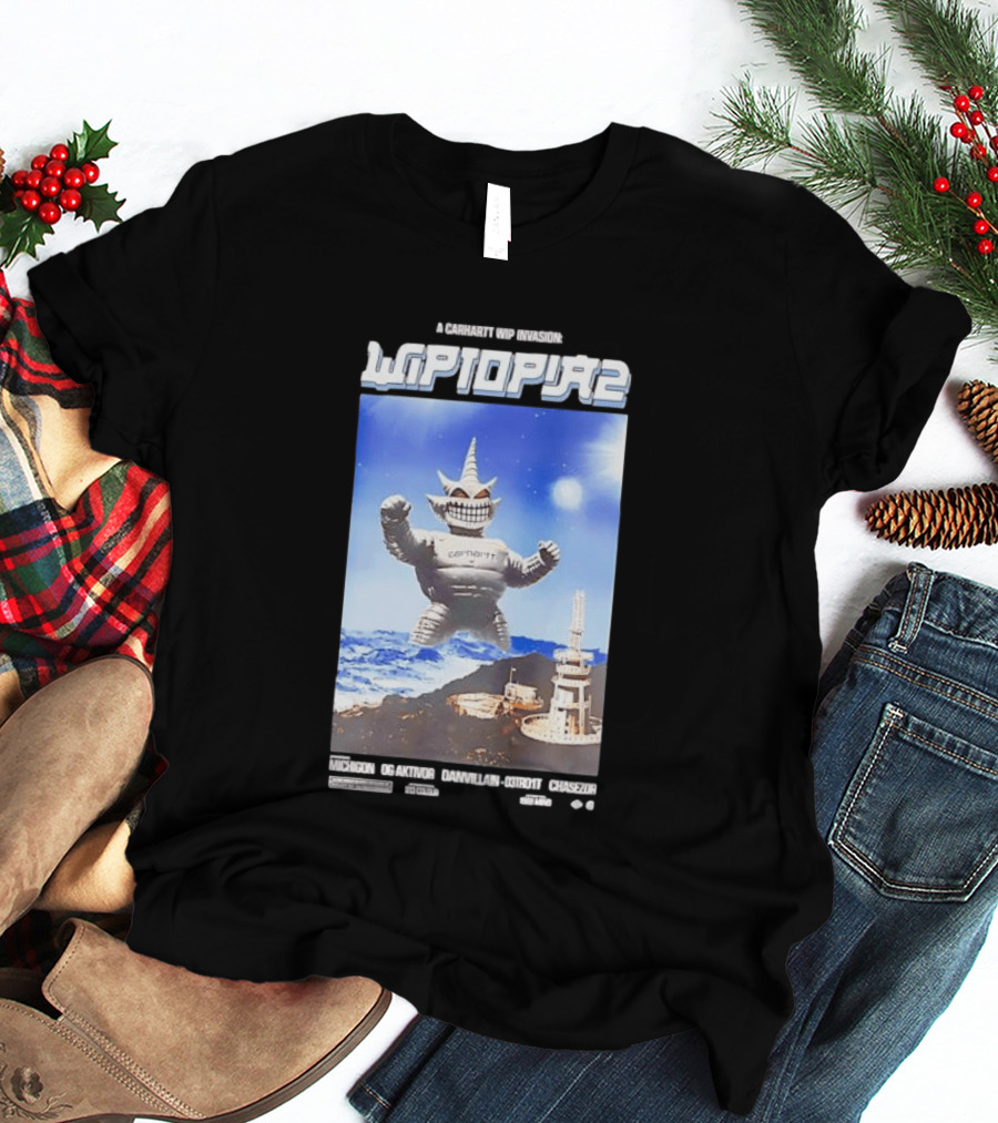 Carhartt WIP Invasion Wiptopia 2 Michigan OG Aktivor Danvillain D3tro1t Chasezor T-Shirt
