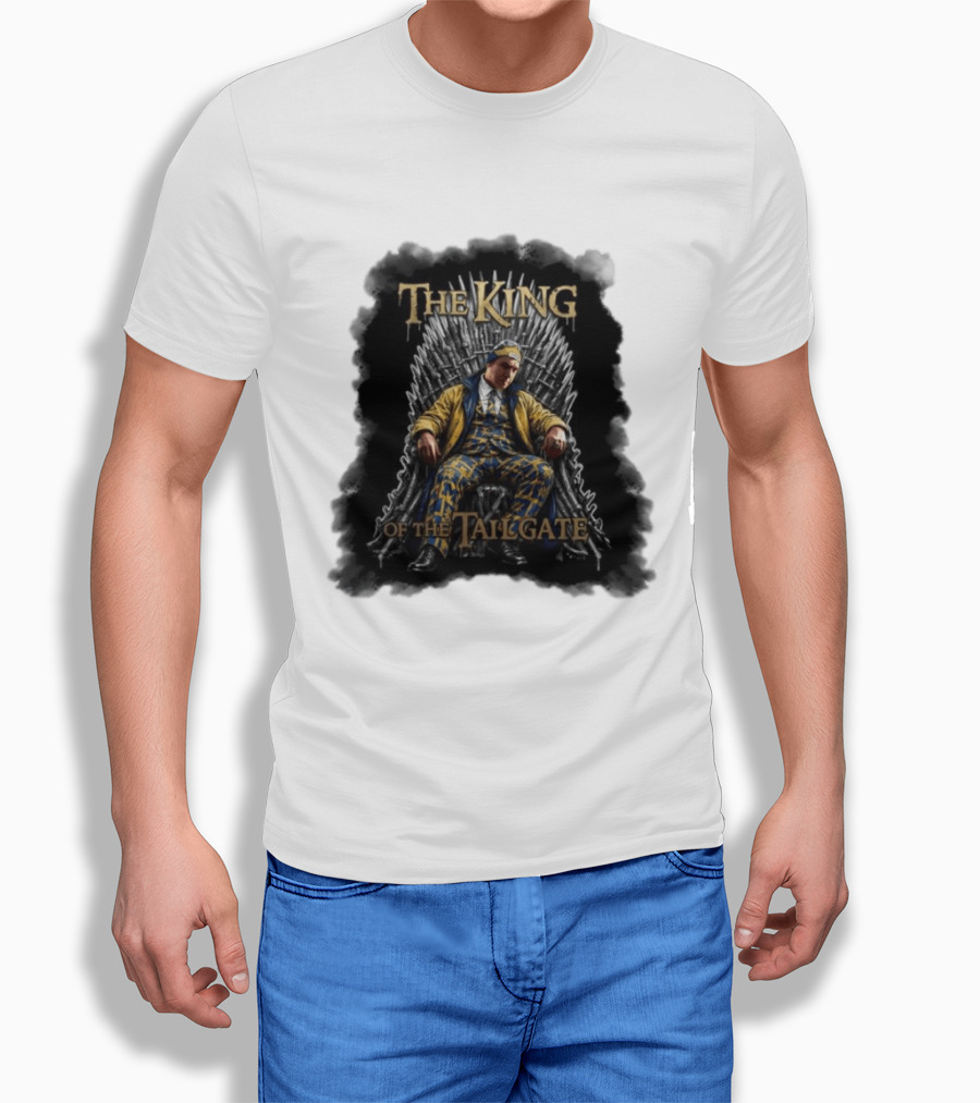 The King Of The Tailgate Chicago Bears Bill Murray Thrones Chair T-Shirt