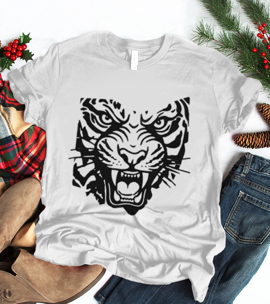 Cincinnati Bengals Ohio Growl Tiger Face T-Shirt