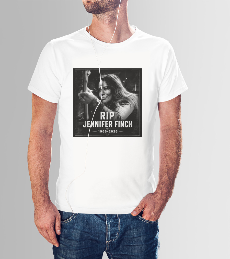 RIP Jennifer Finch 1966 2026 Memorial T-Shirt