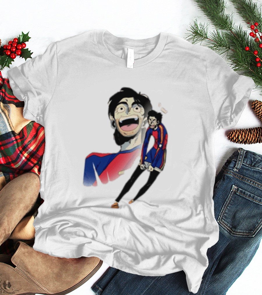 Ferran Torres Spain National Football Team Cartoon T-Shirt