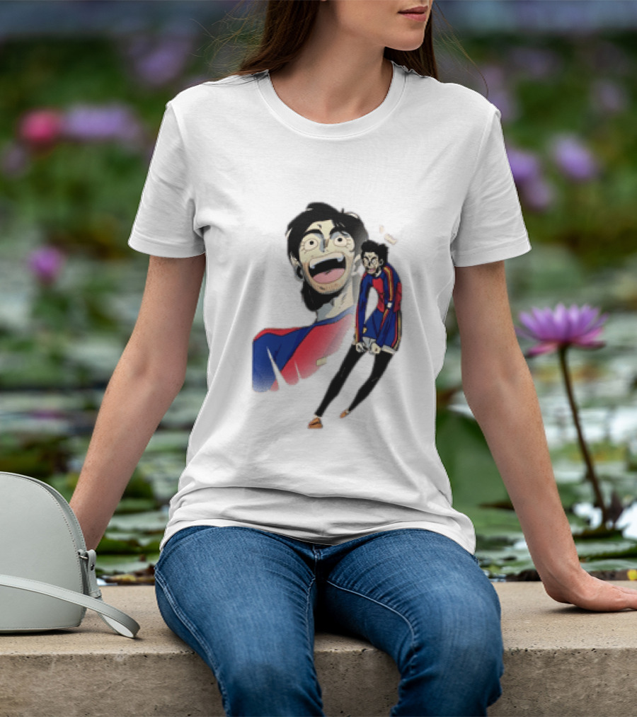 Ferran Torres Spain National Football Team Cartoon T-Shirt