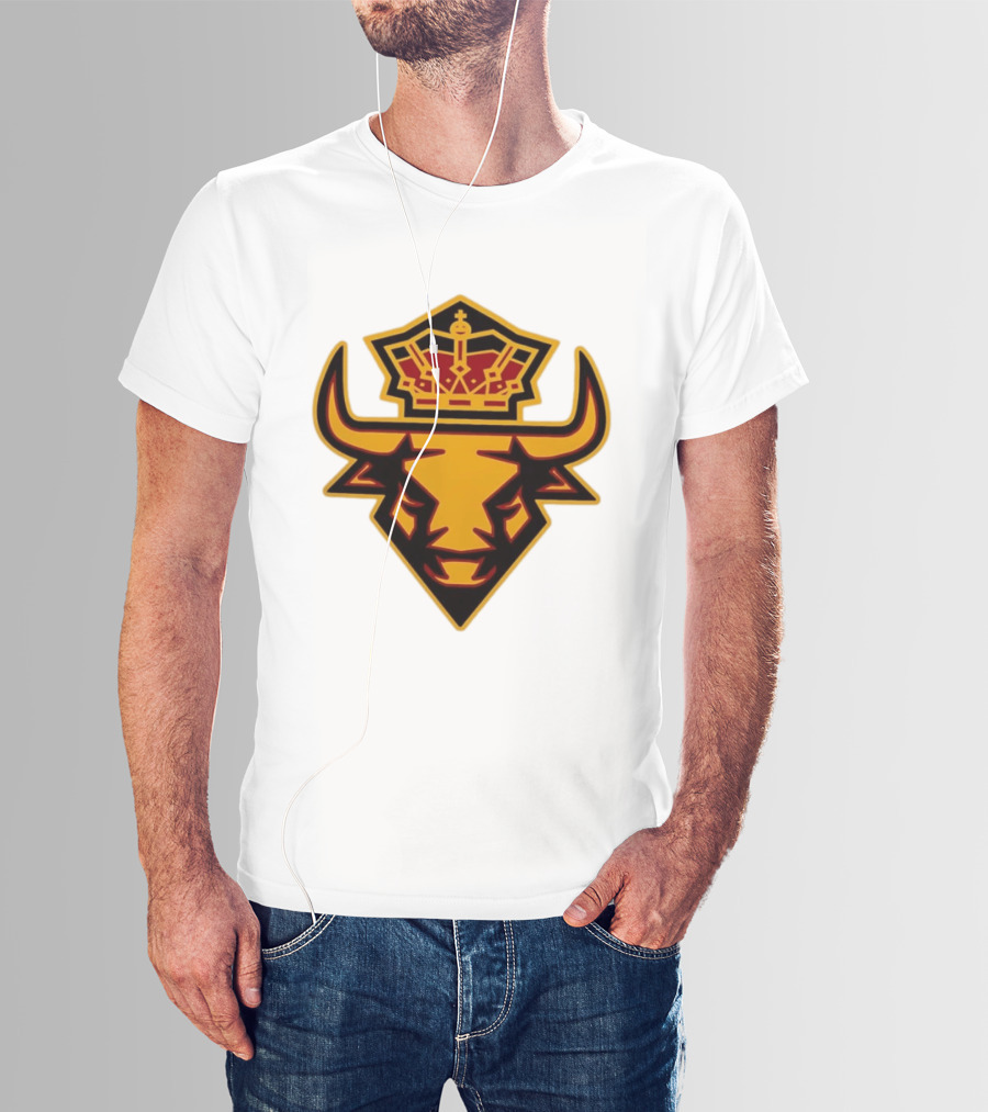 Spain Bull Emblem Royalty Team Crown T-Shirt