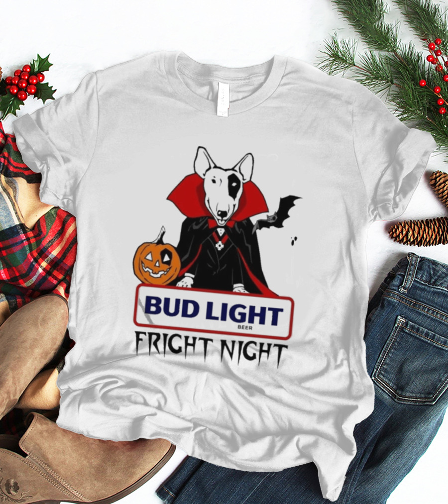 Bud Light Spuds MacKenzie Fright Night 80s Halloween T-Shirt