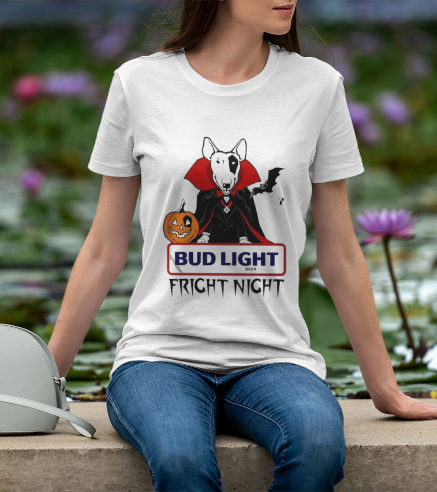 Bud Light Spuds MacKenzie Fright Night 80s Halloween T-Shirt