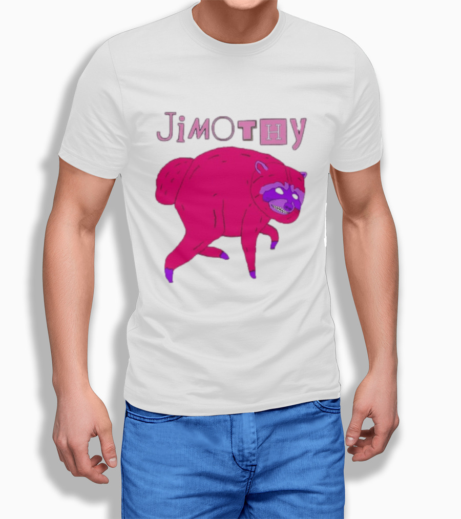 Jimothy Pink Raccoon T-Shirt