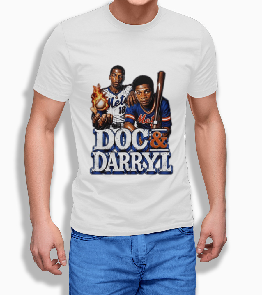 New York Mets Doc Gooden Darryl Strawberry Mets Iconic MLB Legends T-Shirt