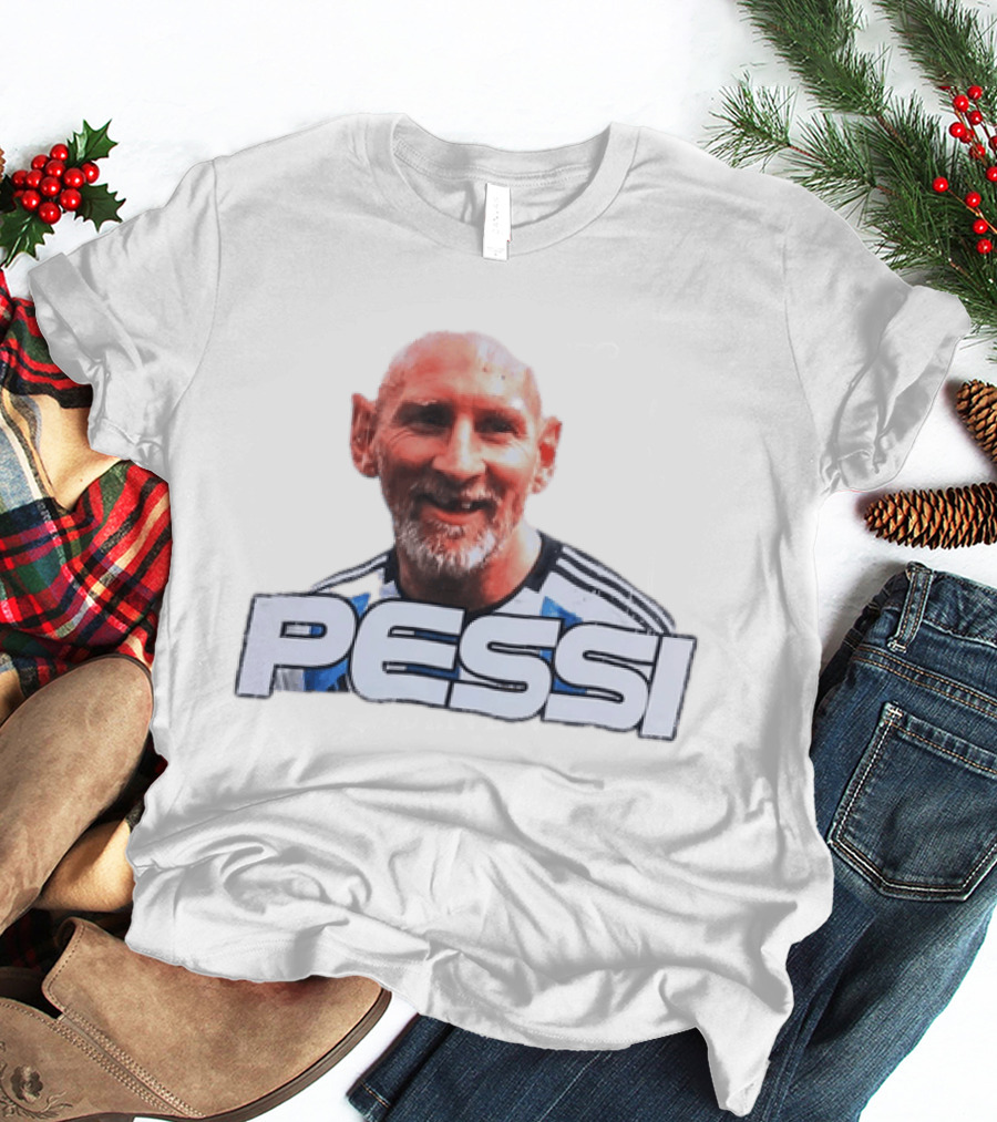 Pessi Lionel Messi Argentina National Team Jersey T-Shirt