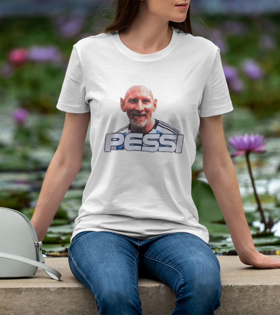 Pessi Lionel Messi Argentina National Team Jersey T-Shirt