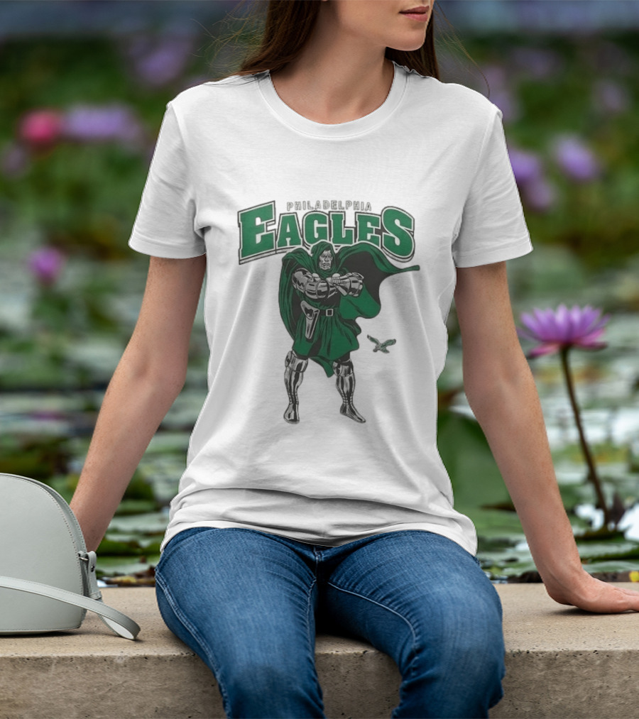 Philadelphia Eagles Doctor Doom 2026 Villain Collaboration T-Shirt