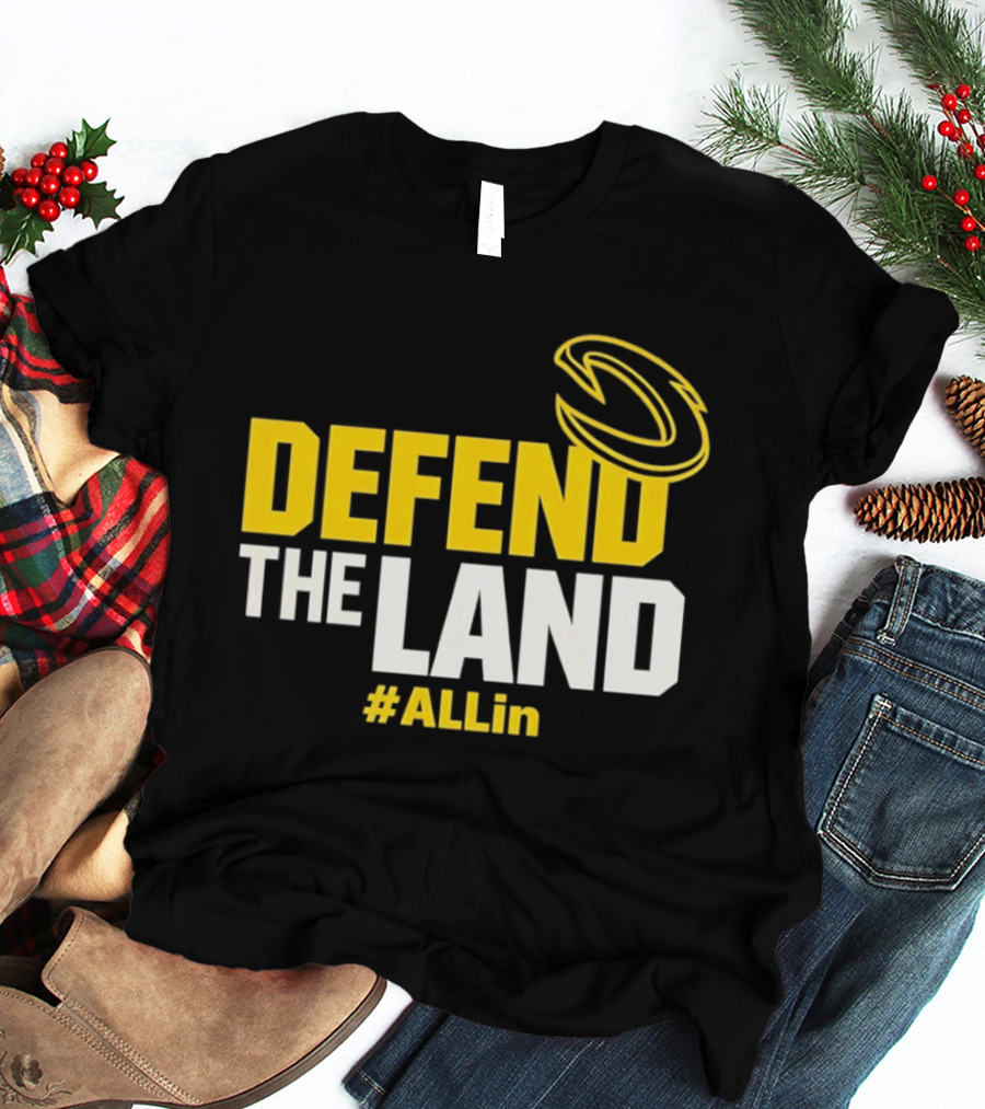 Cleveland Cavaliers Defend The Land #ALLin T-Shirt