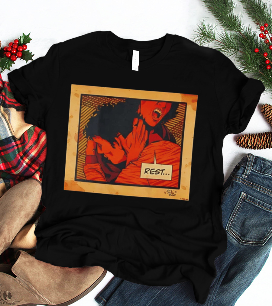 Dumb Dump Rest Vampire Biting Man T-Shirt