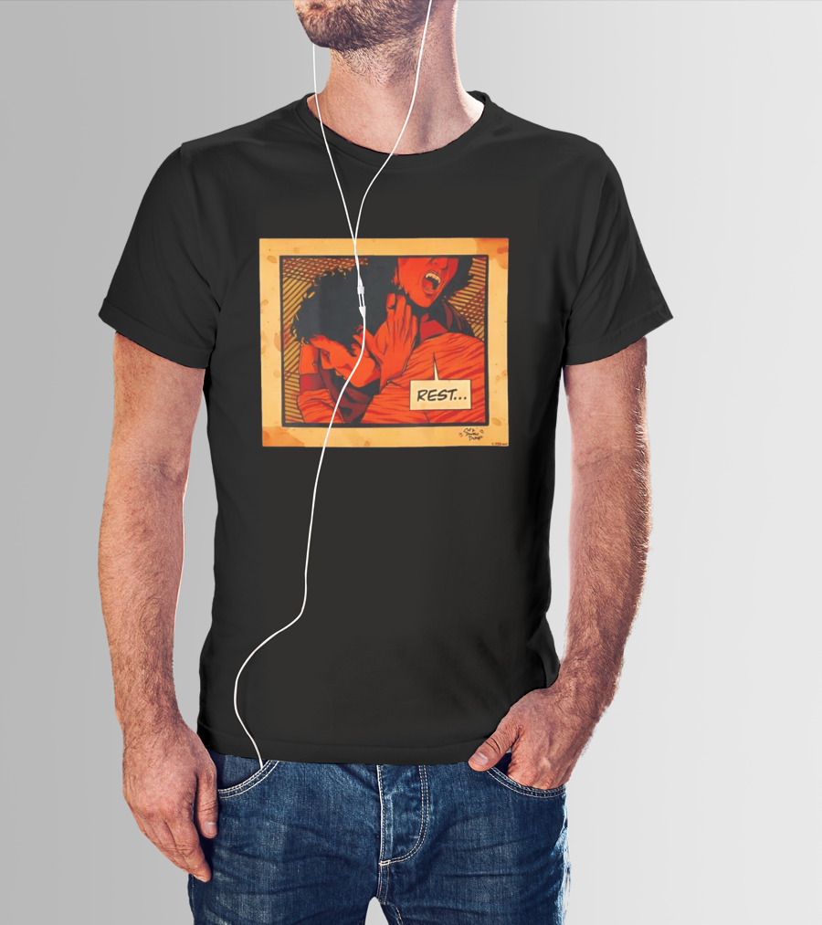 Dumb Dump Rest Vampire Biting Man T-Shirt
