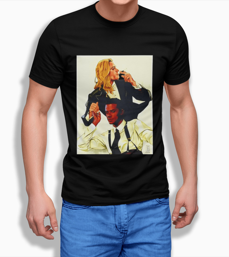 JMH Interview With The Vampire Lestat And Louis Smoking Portraits T-Shirt