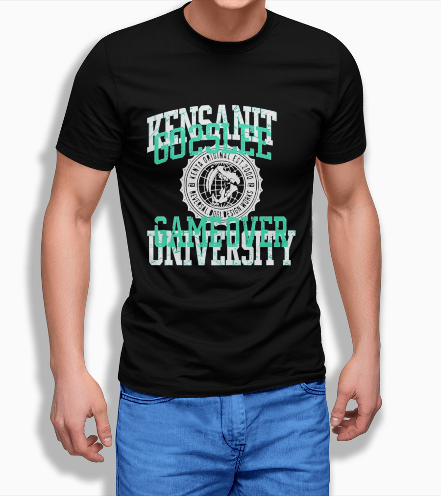 Kensanity Go2Sleep Gameover University Kenta Original Est 2000 Reversal Dogi Works T-Shirt