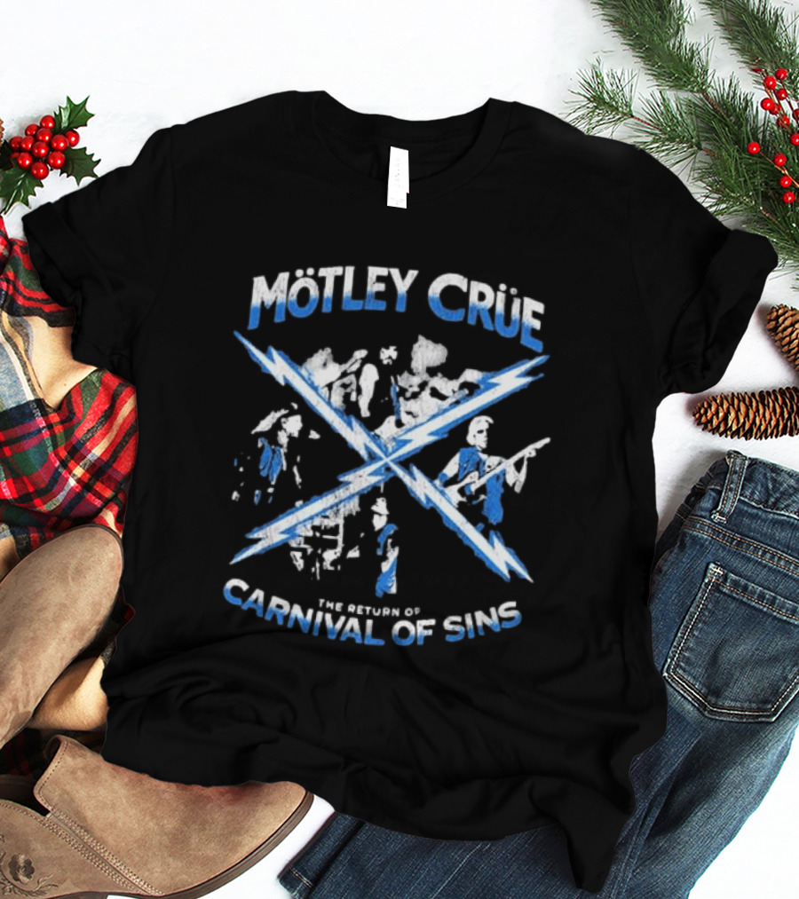 Mötley Crüe The Return Of Carnival Of Sins Tour 2026 North America T-Shirt
