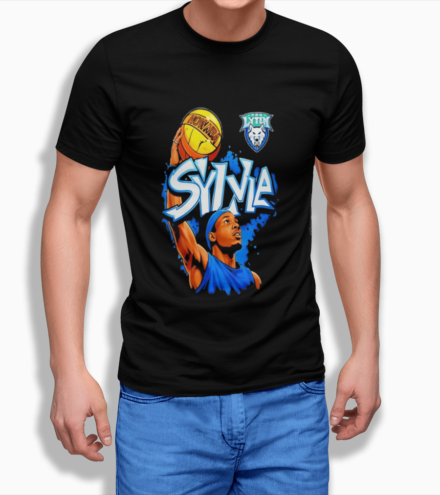 Sylvia Hownba Pro Lytin Basketball Player T-Shirt