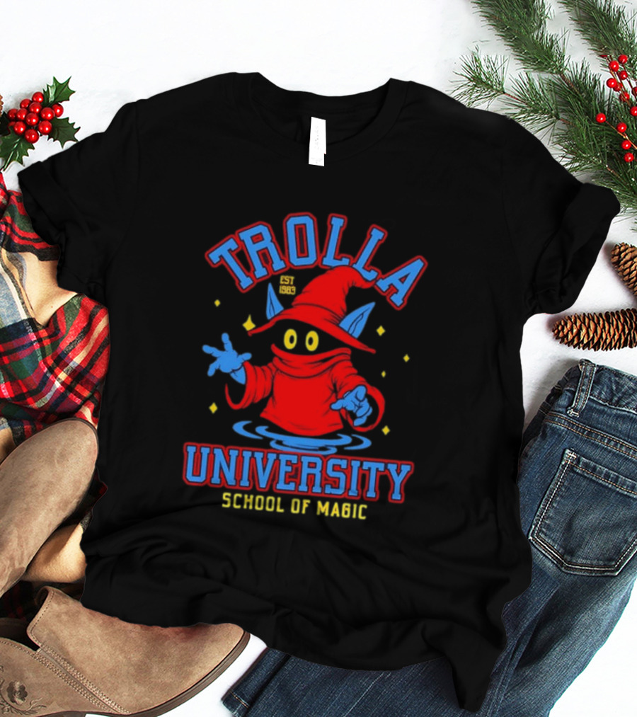 Trolla University Est 1983 School Of Magic Masters Of The Universe Orko T-Shirt