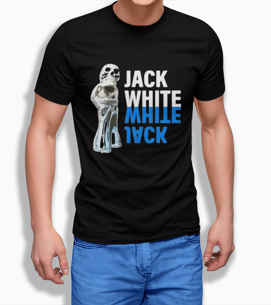 Jack White Frozen Charlatan Skull Third Man Records Store T-Shirt