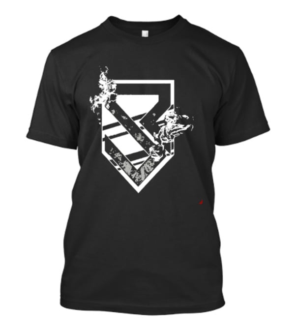Tyrese Haliburton Seth Rollins Flames 2026 At Madison Square Garden Shield T-Shirt