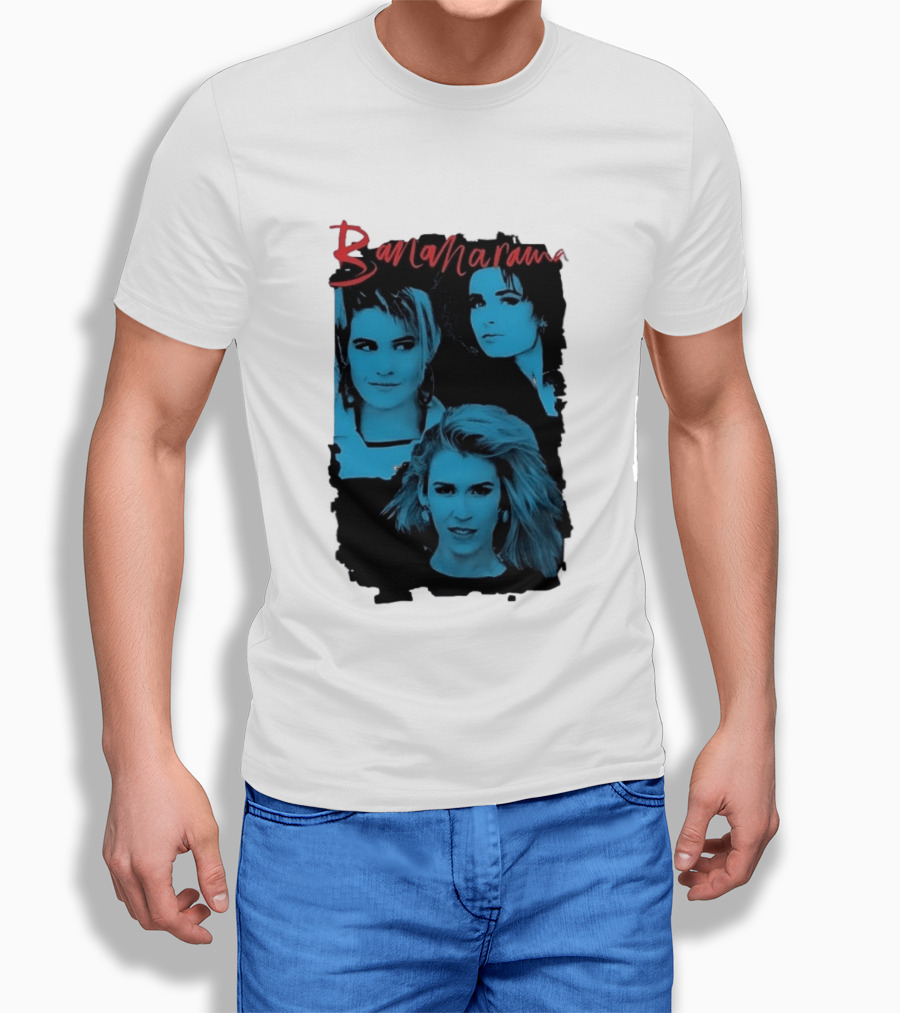 Bananarama Iconic Music Group Members Women's Fashion T-Shirt