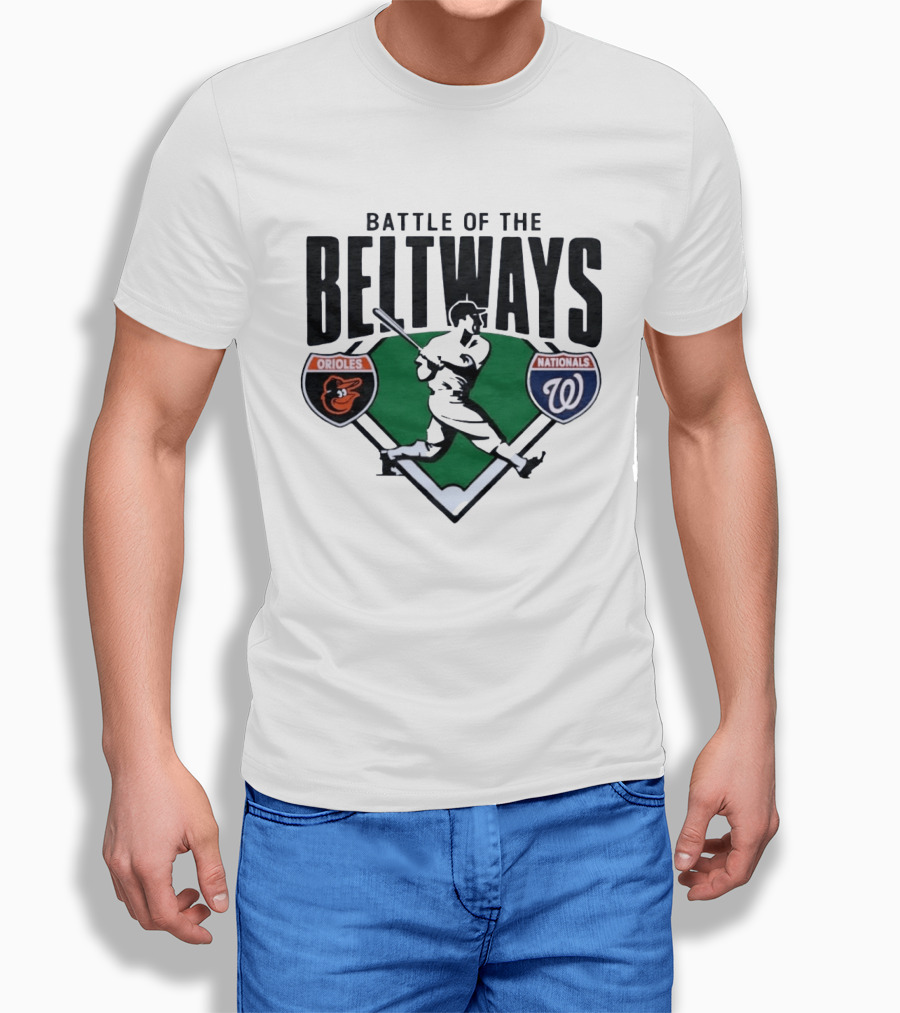 Battle Of The Beltways Orioles Nationals Baseball Rivalry T-Shirt