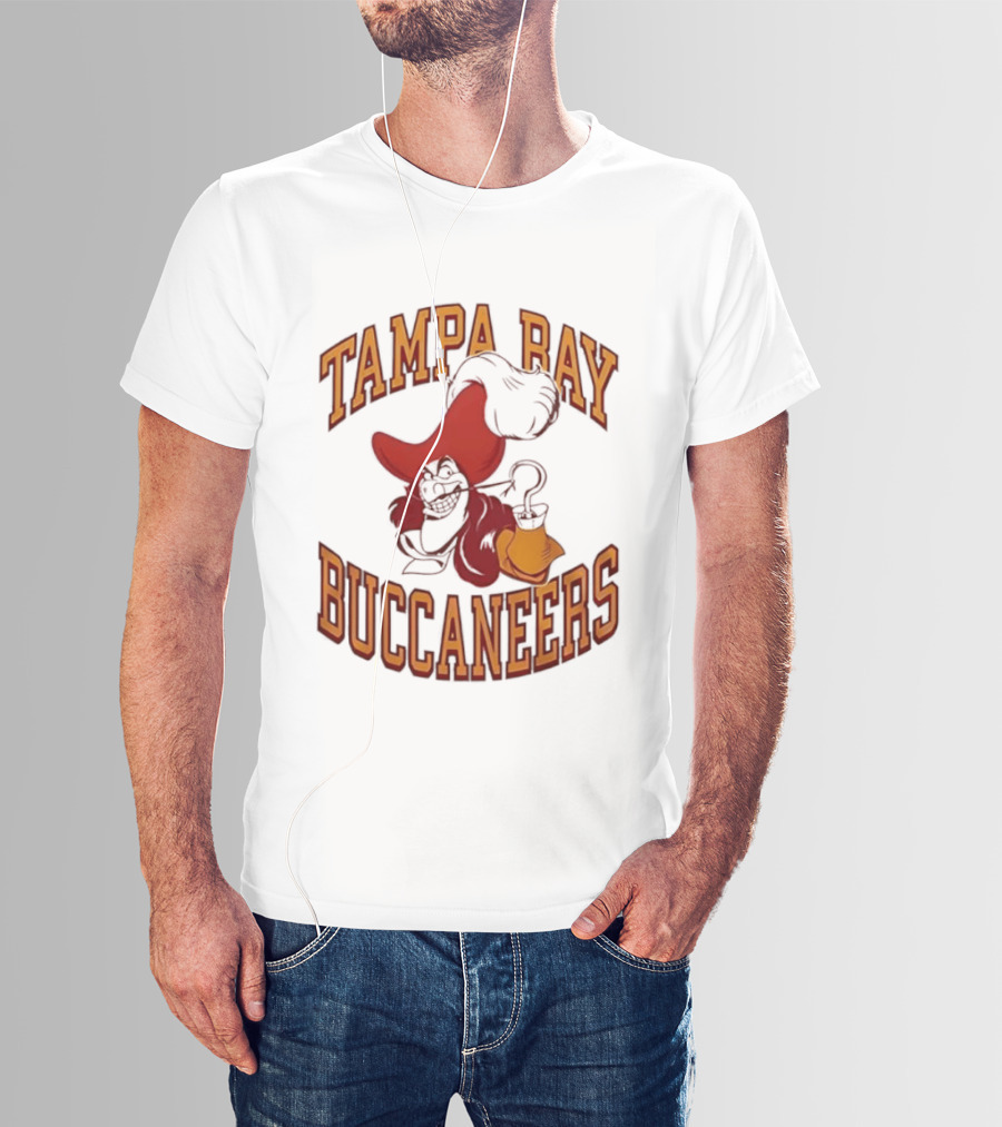 Captain Hook Tampa Bay Buccaneers Pirate T-Shirt